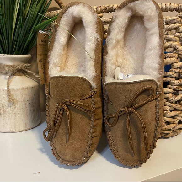 BearPaw Brown Men's Loafers with Soft Lining - Picture 2 of 8